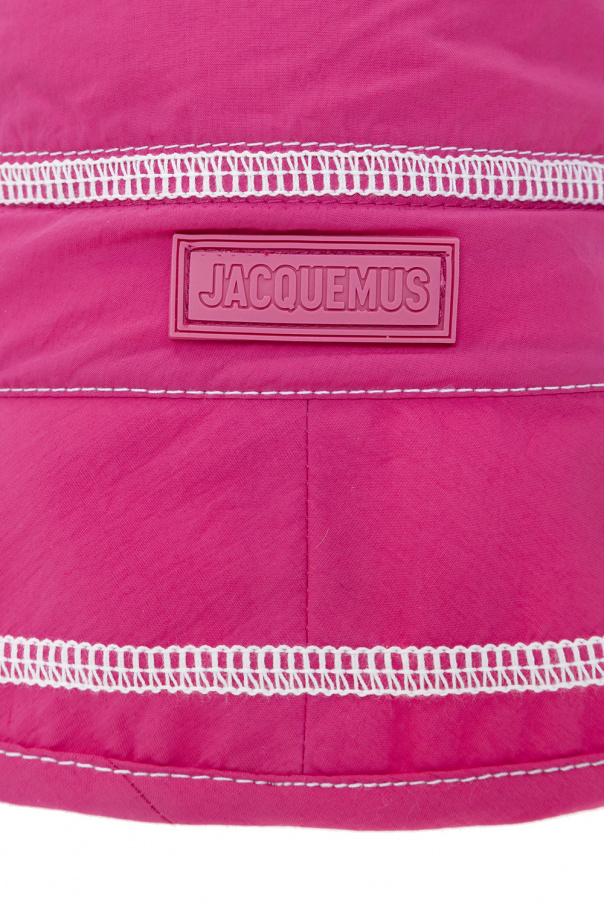 Jacquemus shops pink faux fur hat